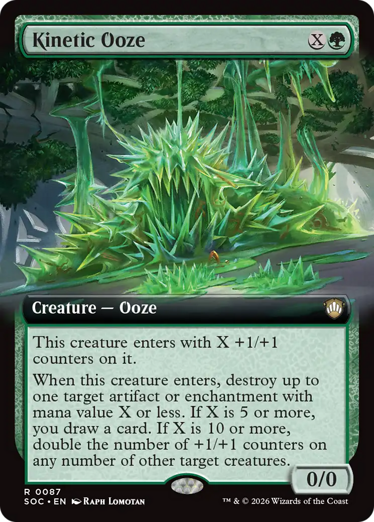 Kinetic Ooze (Extended Art) [Secrets of Strixhaven Commander] | Total Play