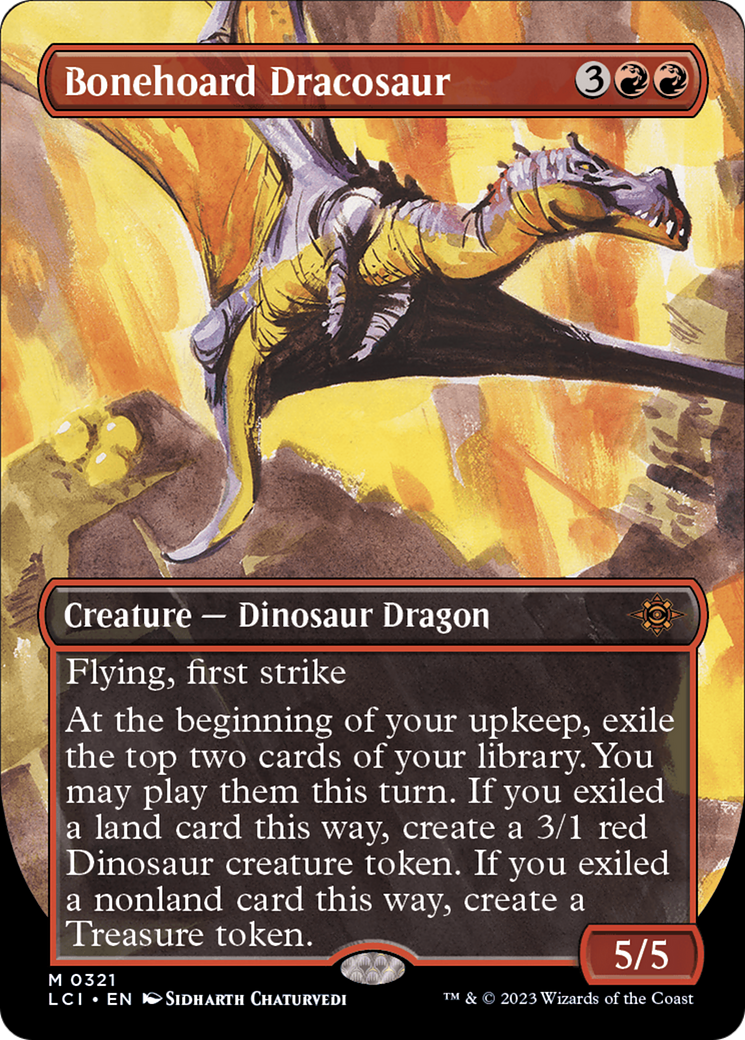 Bonehoard Dracosaur (Borderless) [The Lost Caverns of Ixalan] | Total Play