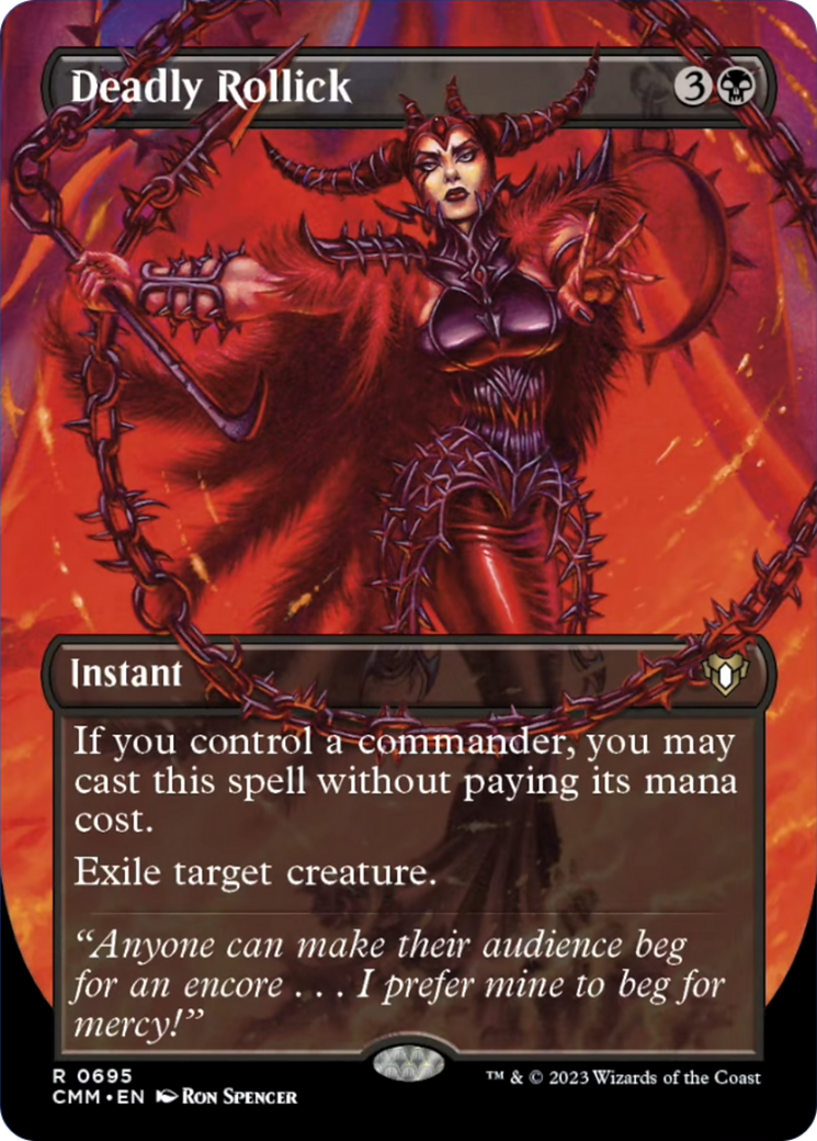 Deadly Rollick (Borderless Alternate Art) [Commander Masters] | Total Play