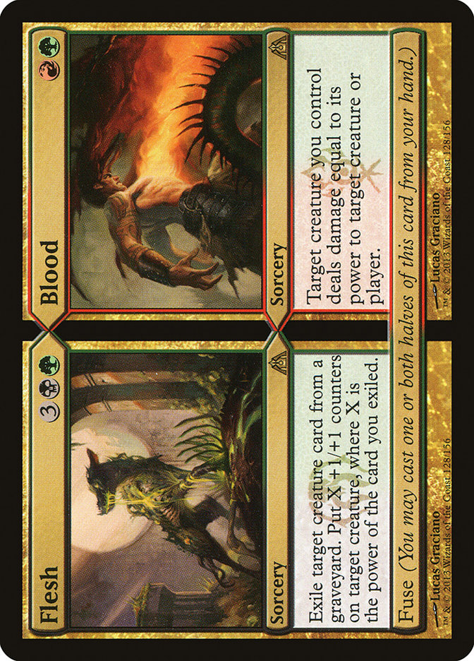Flesh // Blood [Dragon's Maze] | Total Play
