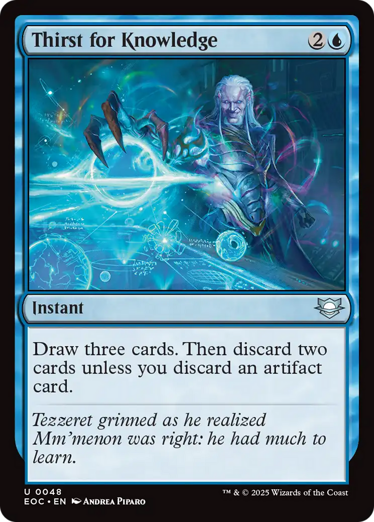 Thirst for Knowledge [Edge of Eternities Commander] | Total Play