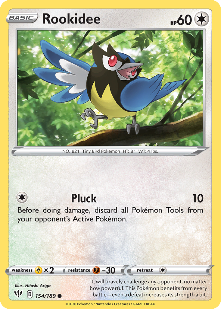 Rookidee (154/189) [Sword & Shield: Darkness Ablaze] | Total Play