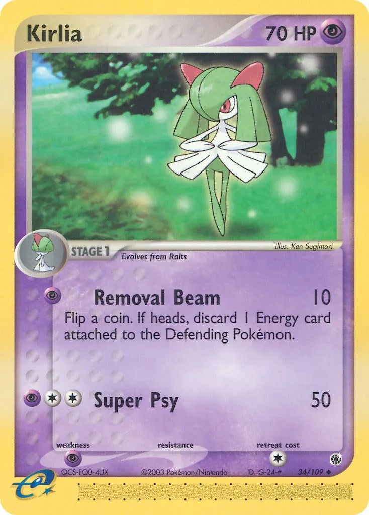 Kirlia (34/109) [EX: Ruby & Sapphire] | Total Play