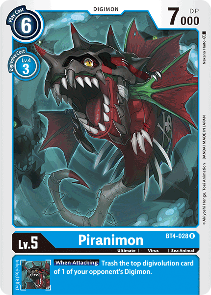 Piranimon [BT4-028] [Great Legend] | Total Play