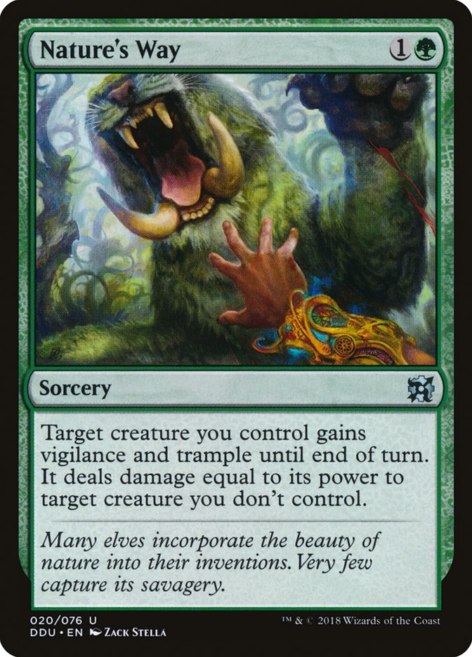 Nature's Way [Duel Decks: Elves vs. Inventors] | Total Play