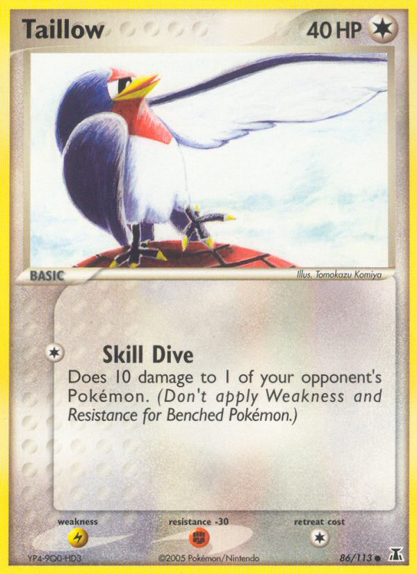 Taillow (86/113) [EX: Delta Species] | Total Play