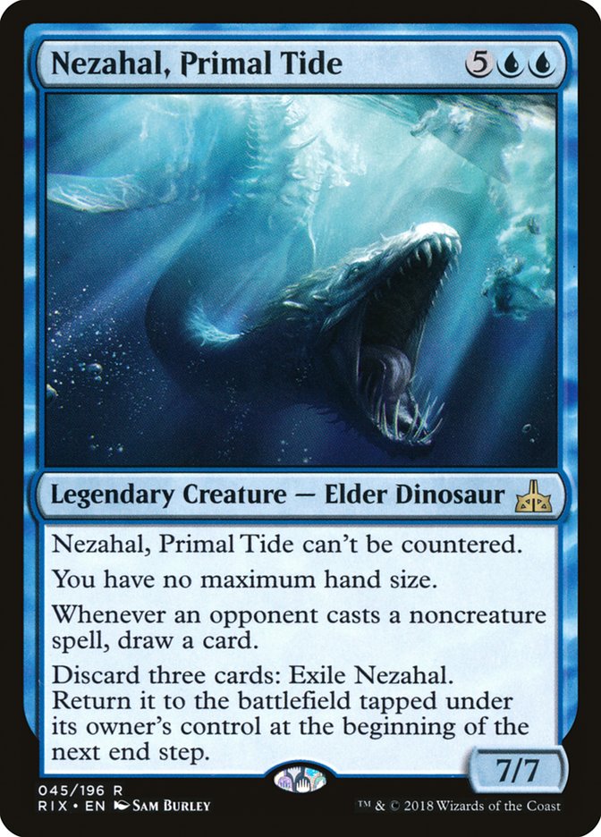 Nezahal, Primal Tide [Rivals of Ixalan] | Total Play