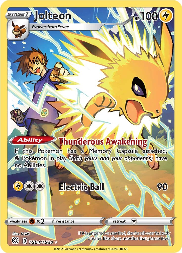 Jolteon (TG04/TG30) [Sword & Shield: Brilliant Stars] | Total Play