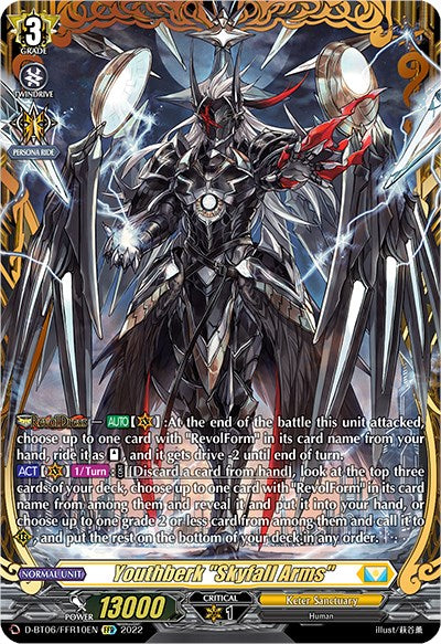 Youthberk "Skyfall Arms" (D-BT06/FFR01EN) [Blazing Dragon Reborn] | Total Play