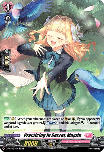 Practicing in Secret, Mayzie (D-PR/063EN) [D Promo Cards] | Total Play