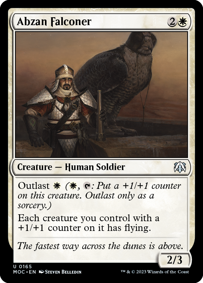 Abzan Falconer [March of the Machine Commander] | Total Play