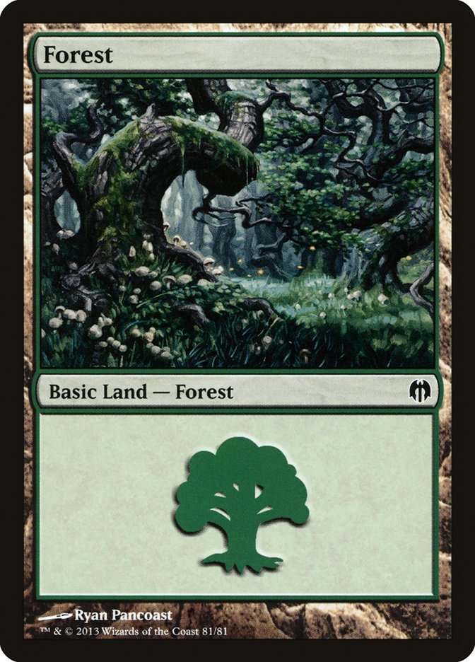 Forest (81) [Duel Decks: Heroes vs. Monsters] | Total Play