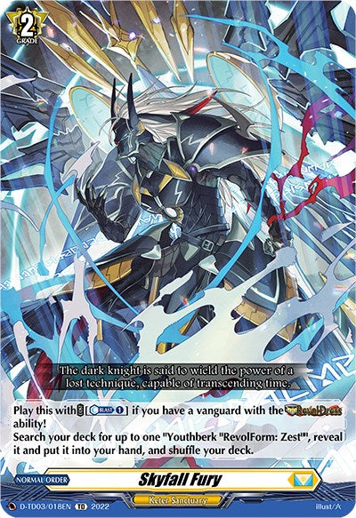 Skyfall Fury (D-TD03/018EN) [Raika Koshiba -Skyfall Executors-] | Total Play