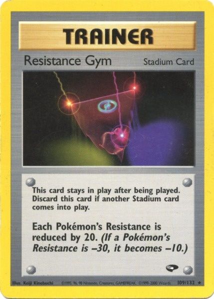 Resistance Gym (109/132) [Gym Challenge Unlimited] | Total Play