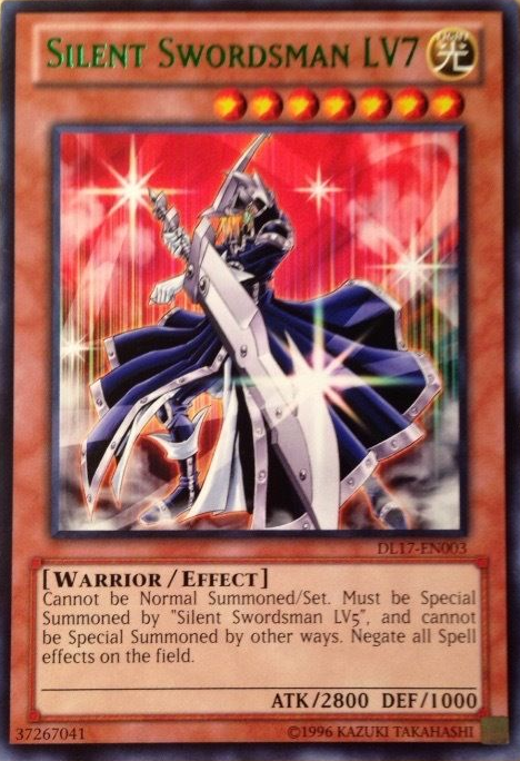 Silent Swordsman LV7 (Green) [DL17-EN003] Rare | Total Play