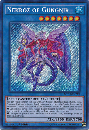 Nekroz of Gungnir [MP15-EN219] Secret Rare | Total Play