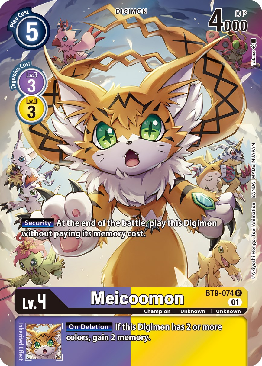 Meicoomon [BT9-074] (Alternate Art) [X Record] | Total Play