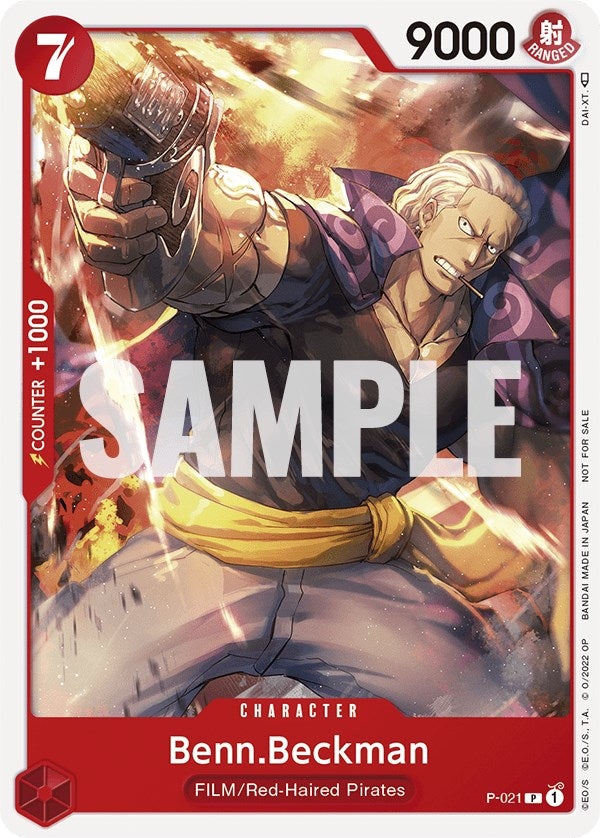 Benn.Beckman (One Piece Film Red) [One Piece Promotion Cards] | Total Play