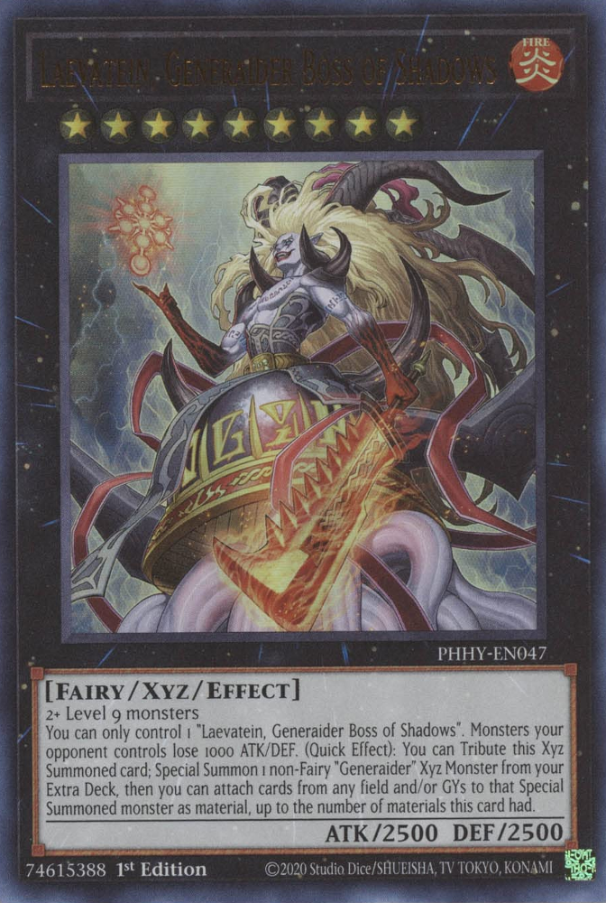 Laevatein, Generaider Boss of Shadows [PHHY-EN047] Ultra Rare | Total Play