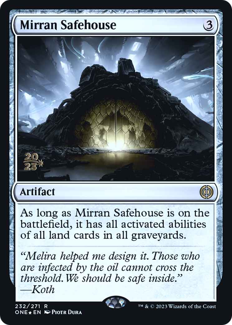 Mirran Safehouse [Phyrexia: All Will Be One Prerelease Promos] | Total Play