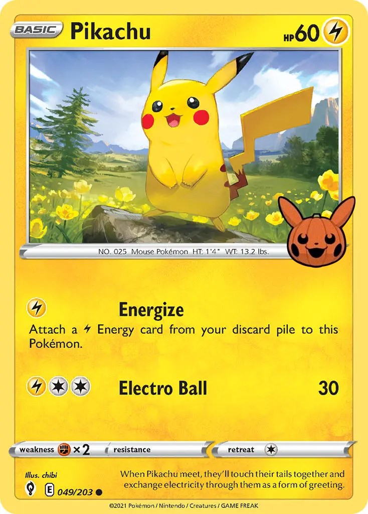 Pikachu (049/203) [Trick or Trade] | Total Play