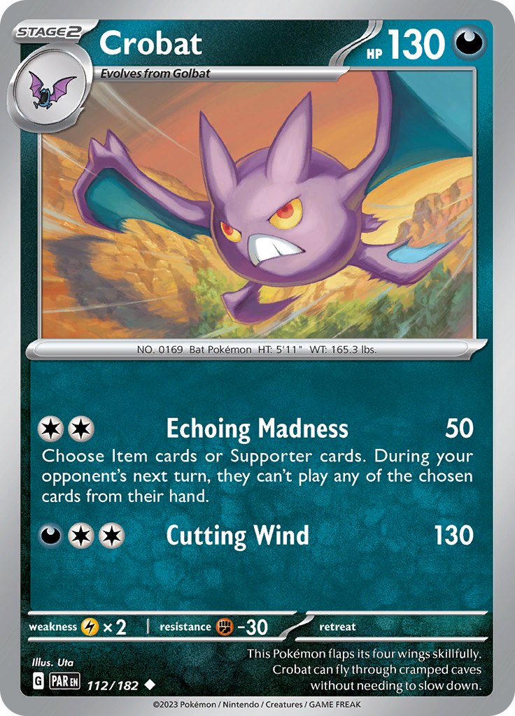 Crobat (112/182) [Scarlet & Violet: Paradox Rift] | Total Play