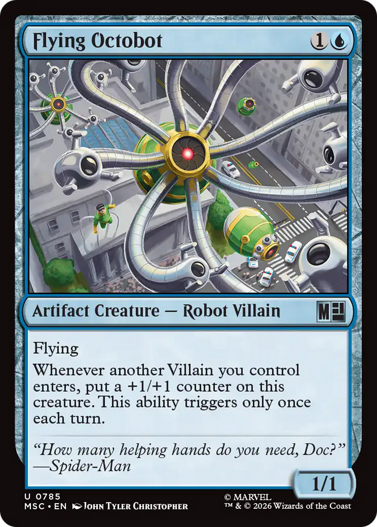 Flying Octobot [Marvel Super Heroes Commander] | Total Play
