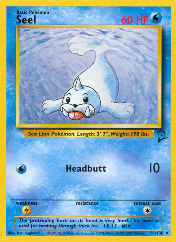 Seel (61/130) [Base Set 2] | Total Play