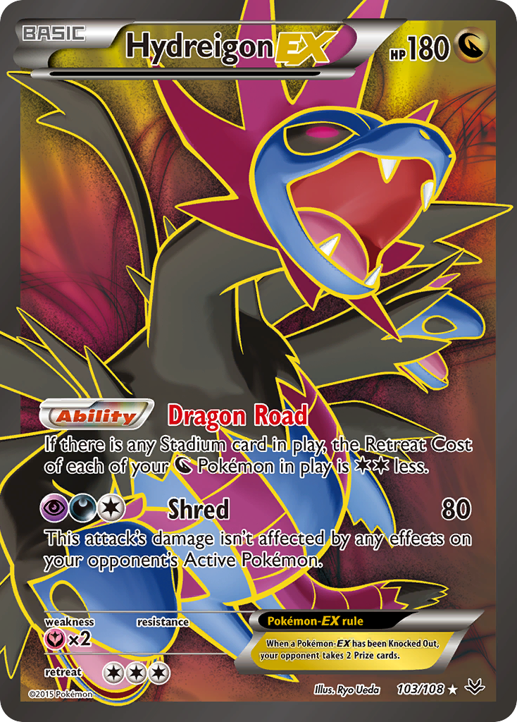 Hydreigon EX (103/108) [XY: Roaring Skies] | Total Play