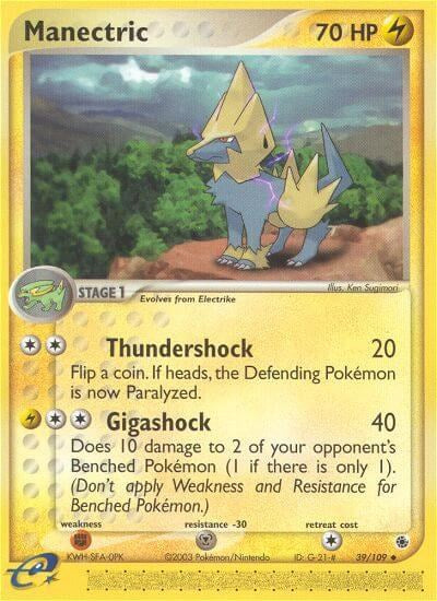 Manectric (39/109) [EX: Ruby & Sapphire] | Total Play
