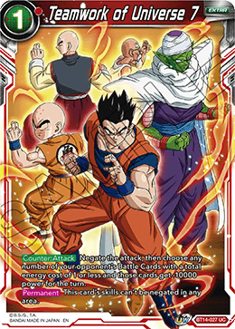 Teamwork of Universe 7 (BT14-027) [Cross Spirits] | Total Play