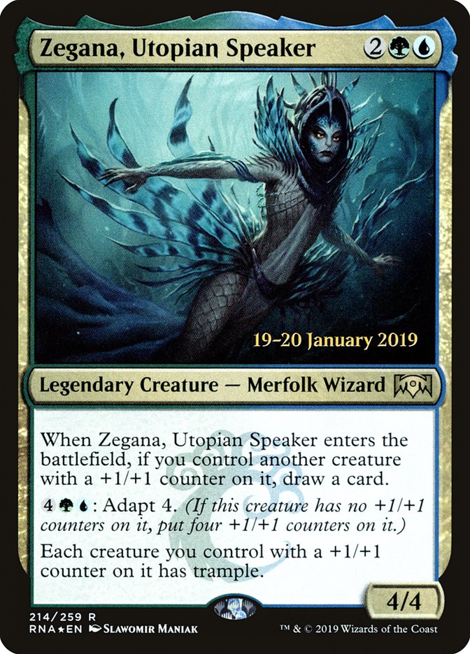 Zegana, Utopian Speaker [Ravnica Allegiance Prerelease Promos] | Total Play