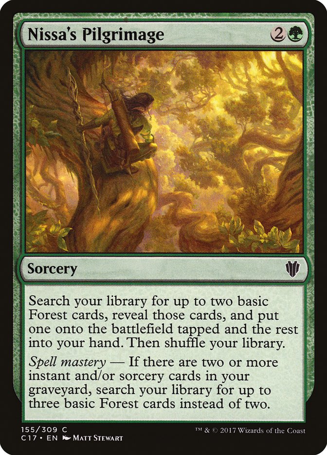 Nissa's Pilgrimage [Commander 2017] | Total Play