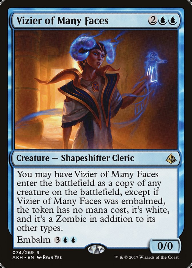 Vizier of Many Faces [Amonkhet] | Total Play