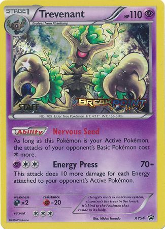 Trevenant (XY94) (Staff) [XY: Black Star Promos] | Total Play