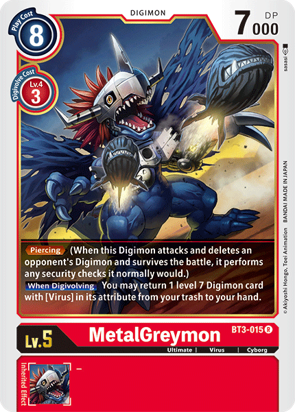 MetalGreymon [BT3-015] [Release Special Booster Ver.1.5] | Total Play
