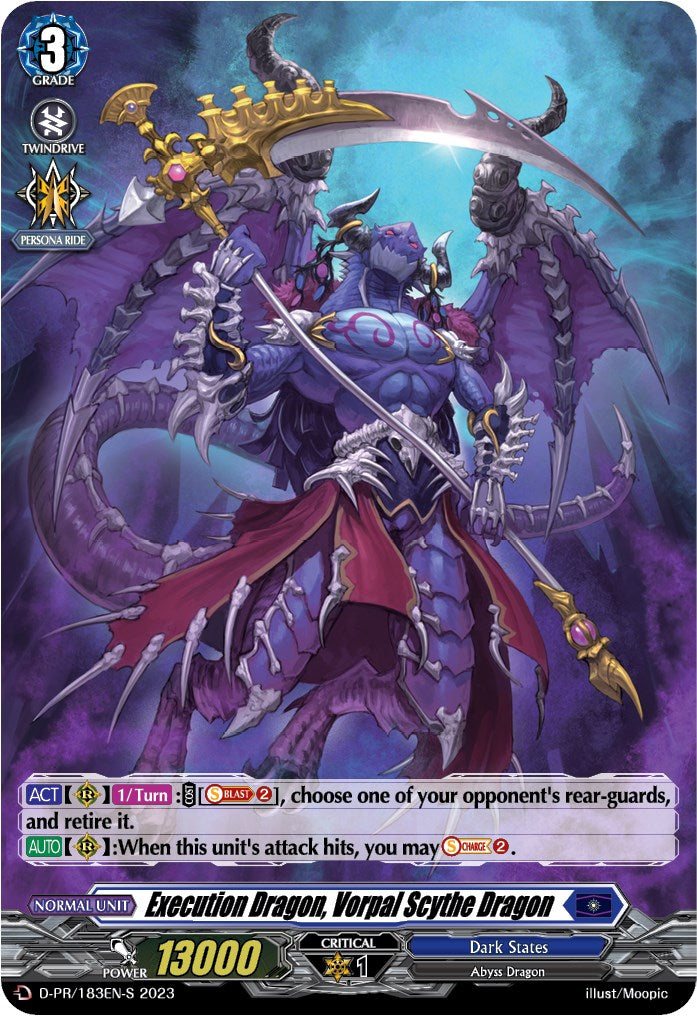 Execution Dragon, Vorpal Scythe Dragon (Foil) (D-PR/183EN-S) [D Promo Cards] | Total Play