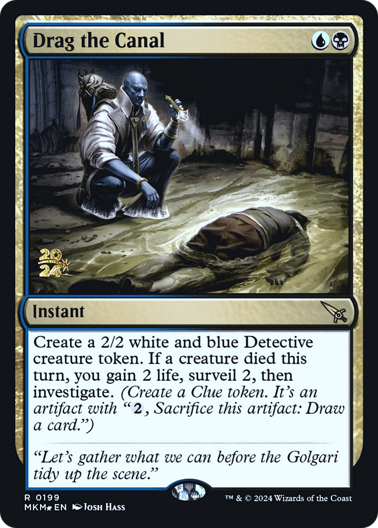 Drag the Canal [Murders at Karlov Manor Prerelease Promos] | Total Play