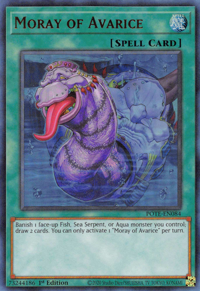 Moray of Avarice [POTE-EN084] Ultra Rare | Total Play