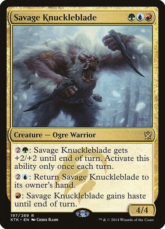 Savage Knuckleblade [Khans of Tarkir] | Total Play