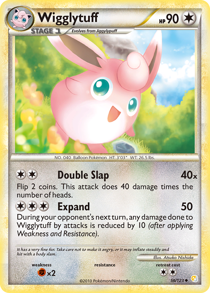 Wigglytuff (56/123) [HeartGold & SoulSilver: Base Set] | Total Play