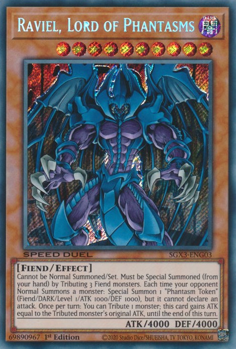 Raviel, Lord of Phantasms [SGX3-ENG03] Secret Rare | Total Play