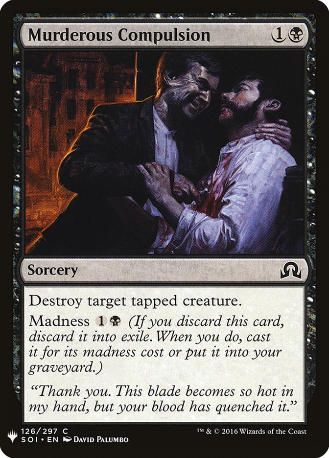 Murderous Compulsion [Mystery Booster] | Total Play