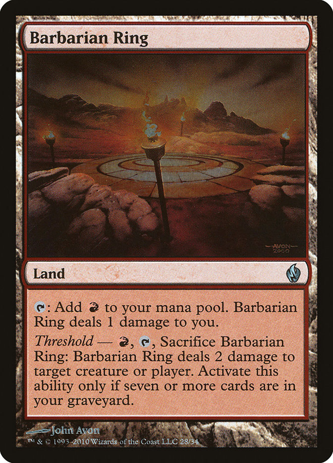 Barbarian Ring [Premium Deck Series: Fire and Lightning] | Total Play