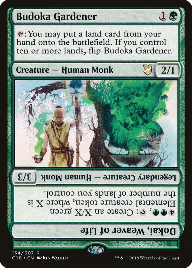 Budoka Gardener // Dokai, Weaver of Life [Commander 2018] | Total Play
