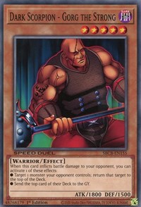 Dark Scorpion - Gorg the Strong [SBCB-EN155] Common | Total Play