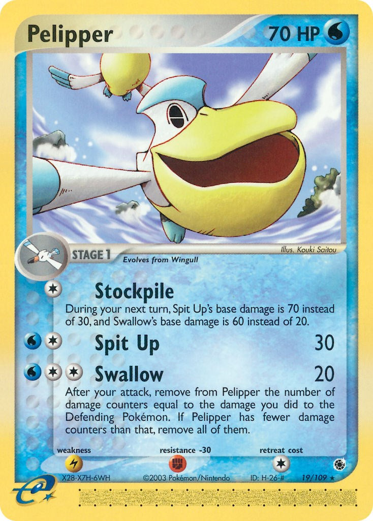 Pelipper (19/109) [EX: Ruby & Sapphire] | Total Play