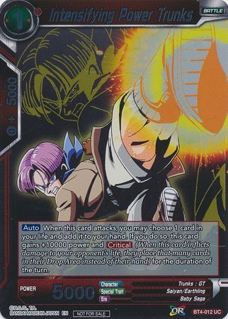 Intensifying Power Trunks (Event Pack 3 - 2019) (BT4-012_PR) [Promotion Cards] | Total Play