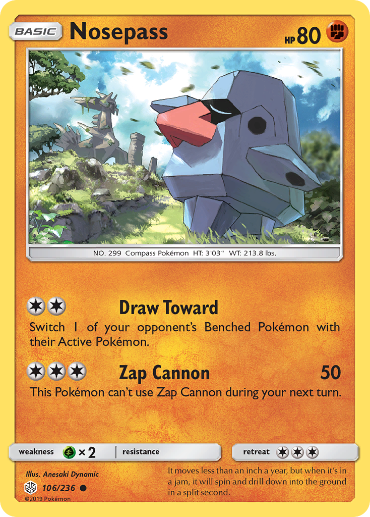 Nosepass (106/236) [Sun & Moon: Cosmic Eclipse] | Total Play