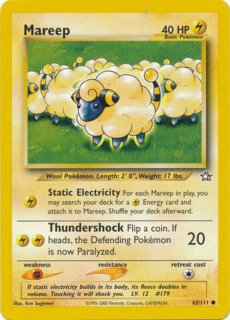 Mareep (65/111) [Neo Genesis Unlimited] | Total Play